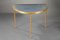 Small Half Moon Table with Bronze Aged Mirror Top from Maison Baguès, 1950s, Image 3
