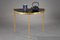 Petite Table en Demi-Lune avec Plateau en Miroir en Bronze Vieilli de Maison Baguès, 1950s 15