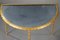 Small Half Moon Table with Bronze Aged Mirror Top from Maison Baguès, 1950s, Image 10