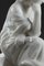 Pugi, Meditative Young Woman Sculpture, White Marble 16