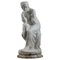 Pugi, Meditative Young Woman Sculpture, White Marble 1