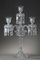 Baccarat Candelabras in Molded Crystal with 4 Lights, 19th Century, Set of 2 4