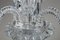 Baccarat Kerzenständer aus geformtem Kristallglas mit 4 Leuchten, 19. Jh., 2er Set 8