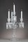 Baccarat Kerzenständer aus geformtem Kristallglas mit 4 Leuchten, 19. Jh., 2er Set 5