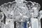 Candélabres Baccarat en Cristal Moulé avec 4 Lampes, 19ème Siècle, Set de 2 17