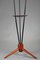 Vintage Floor Lamp with Three Arms Joined by a Teak Shelf 7