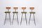 Mid-Century Wicker Bar Stools by Herta Maria Witzemann for Erwin Behr, 1950s, Set of 4, Image 1