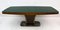 Mid-Century Walnut and Green Marble Dining Table, Italy, 1950s, Image 1