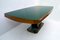 Table de Salle à Manger Mid-Century en Noyer et Marbre Vert, Italie, 1950s 7