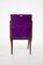 Italian Purple Velvet Armchairs from Fratelli Consonni, Set of 2 12