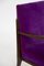 Italian Purple Velvet Armchairs from Fratelli Consonni, Set of 2 6