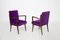 Fauteuils en Velours Violet de Fratelli Consonni, Italie, Set de 2 14