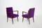 Italian Purple Velvet Armchairs from Fratelli Consonni, Set of 2 14