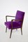 Italian Purple Velvet Armchairs from Fratelli Consonni, Set of 2 13