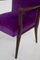 Fauteuils en Velours Violet de Fratelli Consonni, Italie, Set de 2 7