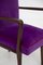 Italian Purple Velvet Armchairs from Fratelli Consonni, Set of 2 2