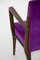 Italian Purple Velvet Armchairs from Fratelli Consonni, Set of 2, Image 4