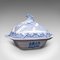 Antique English Victorian Ceramic Pea Keeper or Serving Tureen, Image 1