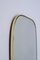 Brass Italian Wall Mirror, 1950s, Image 4