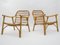 Italian Bamboo & Rattan Armchairs, 1950s, Set of 2 1