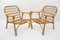 Italian Bamboo & Rattan Armchairs, 1950s, Set of 2, Image 5