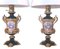 Napoleon III Porcelain and Bronze Lamps, Set of 2 2