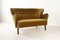 Vintage Danish Velvet Sofa, 1950s 3