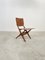 Folding Chair with Solid Wood Frame by Franco Albini for Poggi, 1952, Image 2