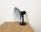 Vintage Industrial Black Enamel Table Lamp, 1950s, Image 1