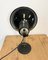 Vintage Industrial Black Enamel Table Lamp, 1950s 7