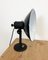 Vintage Industrial Black Enamel Table Lamp, 1950s 4