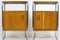 Tables de Chevet Bauhaus en Acier Tubulaire Chromé par Robert Slezak, 1940s, Set de 2 7