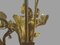 Golden Bronze Table Lamp with Foliage, 1970 5