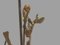 Golden Bronze Table Lamp with Foliage, 1970, Image 6