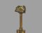 Goldene Bronze Tischlampe mit Blattwerk, 1970 7