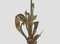 Golden Bronze Table Lamp with Foliage, 1970 3