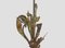 Golden Bronze Table Lamp with Foliage, 1970, Image 3