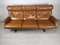 Vintage Scandinavian Leather Sofa 2