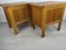 Vintage Oak Nightstands, Set of 2 14