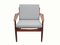 Armchair in Light Gray by Arne Vodder for Glostrup, 1960s, Image 1