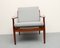 Armchair in Light Gray by Arne Vodder for Glostrup, 1960s, Image 12