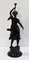 Femme en Bronze avec Torche par Rousseau, Fin du 19ème Siècle 19