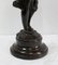 Bronze Frau mit Fackel von Rousseau, spätes 19. Jh 14