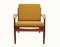 Mustard Yellow & Teak Armchair by Arne Forestre for Glostrup, 1960s, Image 1