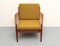 Mustard Yellow & Teak Armchair by Arne Forestre for Glostrup, 1960s 12