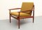 Poltrona color senape in teak di Arne Forestre per Glostrup, anni '60, Immagine 5