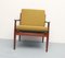 Mustard Yellow & Teak Armchair by Arne Forestre for Glostrup, 1960s 13