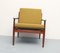 Mustard Yellow & Teak Armchair by Arne Forestre for Glostrup, 1960s, Image 13
