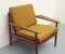 Mustard Yellow & Teak Armchair by Arne Forestre for Glostrup, 1960s, Image 11