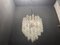 Lámpara de araña italiana Mid-Century de cristal burbuja, Imagen 4